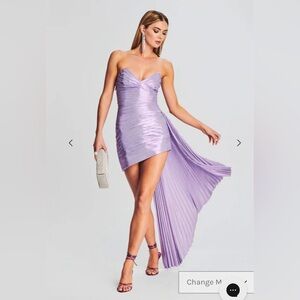 Retrofete DANIELE DRESS in dusty lilac, size XXS